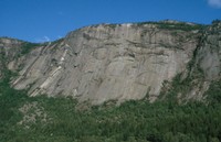 Nomelandsfjellet Süd, rechter Wandteil