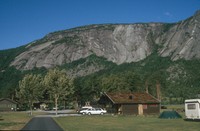 Nomelandsfjellet Süd, linker Wandteil